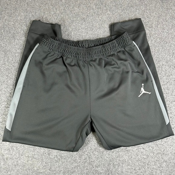 Jordan Dri Fit Mens Athletic Jogger Pants Charcoal Gray XL Gym Lifting Running - Picture 8 of 8